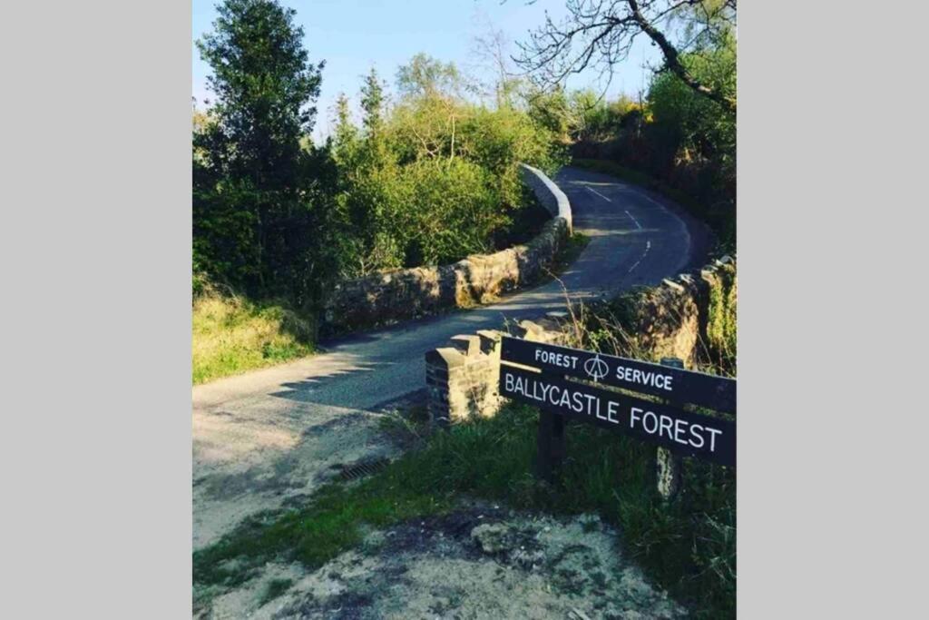 The Forest Chalet - Stunning Studio Apartment Ballycastle Exteriör bild